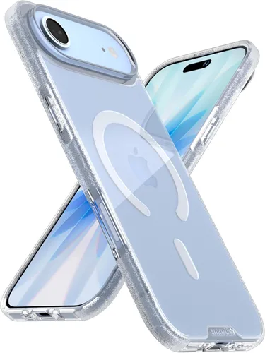 Vista 32 de Smartish® - Funda MagSafe transparente para iPhone 17, Gripmunk, funda delgada magnética [ligera + protectora], cubierta de agarre delgada