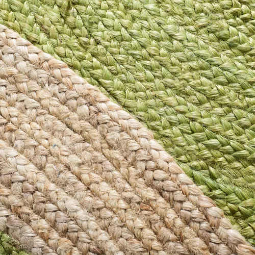 Vista 43 de SAFAVIEH Natural Fiber Collection - Alfombra ovalada, 2 pies 6 pulgadas x 4 pies, ovalada, azul aguamarina y marrón natural, yute hecho a mano