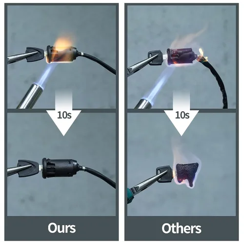 Vista 4 de Wingsmoto de llave de contacto eléctrica de dos cables con cerrojo para motocicletas, con 2 posiciones