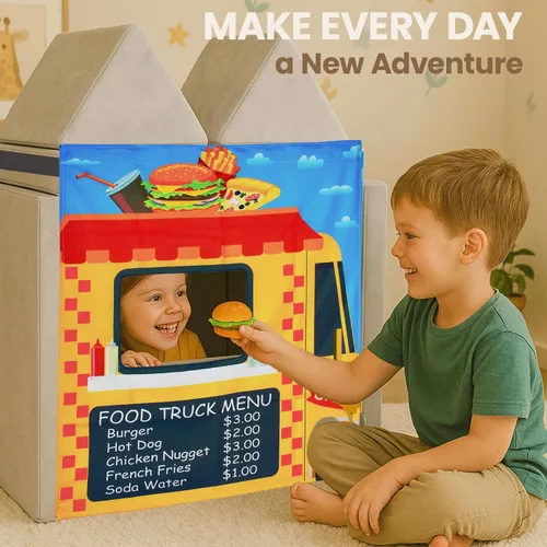 Vista 8 de Panel de Juego para Niños Sofá de Juego Panel de Juego para Niños para Sofá de Espuma para Niños Pequeños (Sofá de Juego No Incluido)