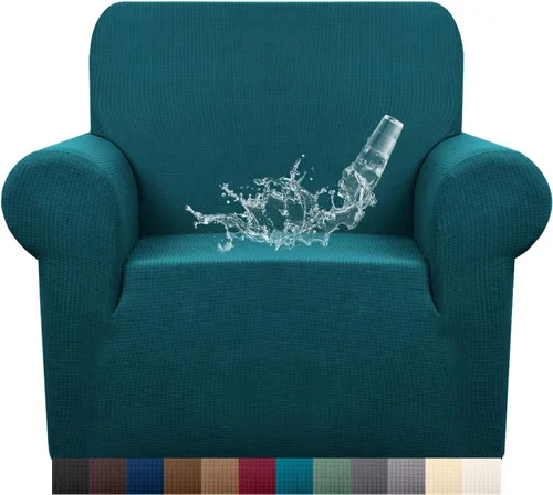 Vista 30 de Granbest Funda de Sofá Premium Repelente al Agua de Alta Elasticidad Funda Deslizable para Sofá de Tela Súper Suave (Beige, Grande)