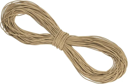 Vista 42 de PATIKIL Cuerda elástica elástica de 109 yardas (328.1 ft), cuerda elástica pesada de 0.059 in, albaricoque para manualidades, correas de gancho