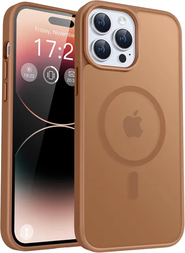 Vista 123 de Funda para teléfono Google Pixel 9 Pro XL, Compatible con Magnético, Protección contra Caídas de Grado Militar Translúcida Mate Resistente a Golpes
