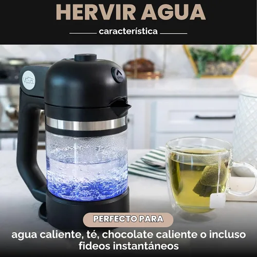 Vista 14 de VINCI Micro Café - Cafetera de vidrio de una sola porción más pequeña, compatible con K-Cups, cápsulas y café molido, infusión de flujo cerrado