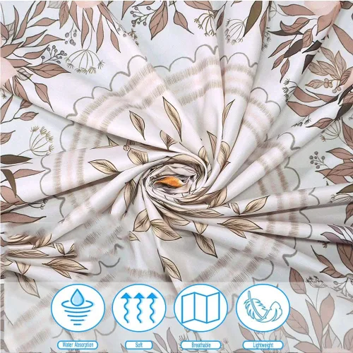 Vista 5 de Tapiz bohemio naranja para colgar en la pared, medallón floral de mandala, tapiz hippie con diseño de corona estética marrón claro, manta de Crema