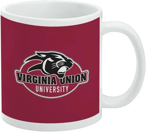 Vista 389 de Taza de cerámica con el logotipo principal de la Universidad Rider, taza de regalo novedosa para café, té y bebidas calientes, 11oz, blanca