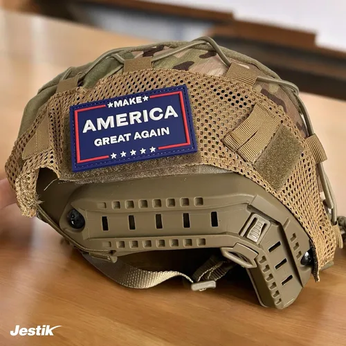 Vista 7 de Jestik Parche de PVC, Parches Divertidos, Parche de Moral Táctico Humorístico con cierre de velcro, bonitos parches para mochilas, uniformes America