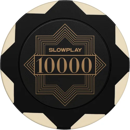 Vista 18 de SLOWPLAY Nash Clay - Fichas de póquer, 0.49 oz de compuesto de arcilla pesada, 1.575 in a granel, paquete de 50 con denominación de 10