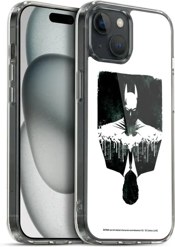 Vista 24 de Head Case Designs Officially Licensed Batman DC Comics Alter Ego Bats Duality Gel Case [Military Grade Protection] Compatible with Apple iPhone 7