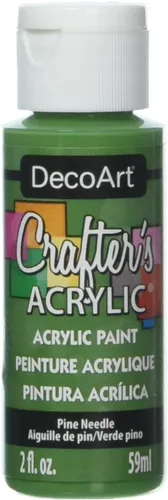 Vista 24 de DecoArt Crafter's Acrílico, de 2 onzas, color azul marino. Oro envejecido