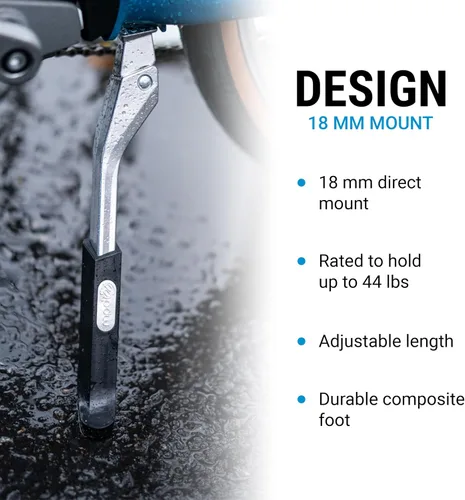 Vista 3 de Portland Design Works Power Stance Bicycle Kickstand