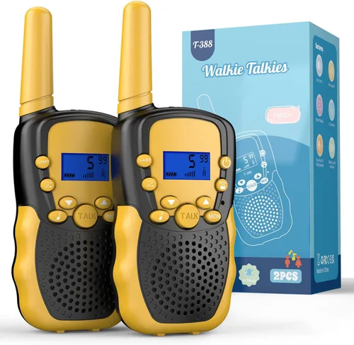 Vista 7 de Selieve Juguetes para niños y niñas de 3 a 12 años, Walkie Talkies para niños de 22 canales, juguete de radio de 2 vías con linterna LCD