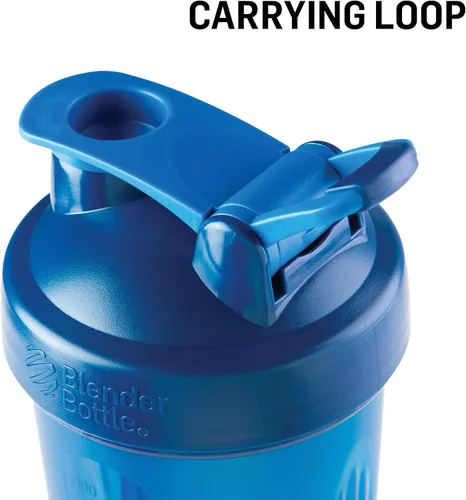 Vista 5 de BlenderBottle Botella mezcladora clásica perfecta para batidos de proteínas y antes del entrenamiento, 28 onzas (paquete de 2), todo negro