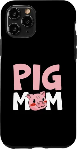 Vista 10 de Funda para iPhone 14 Pig Mom Pig Whisperer Piggy Pig Lover Día de la Madre