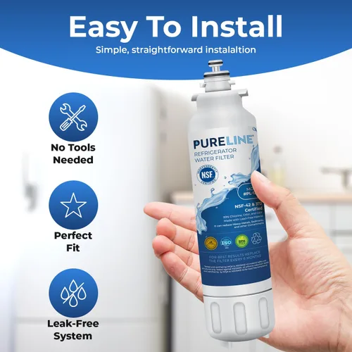 Vista 7 de Pureline Reemplazo LT800P Kenmore 9490, Kenmoreclear 46-9490, LG LT800P, ADQ73613401, ADQ73613402, ADQ73613408, ADQ75795104, LSXS26326S, LMXC23746S