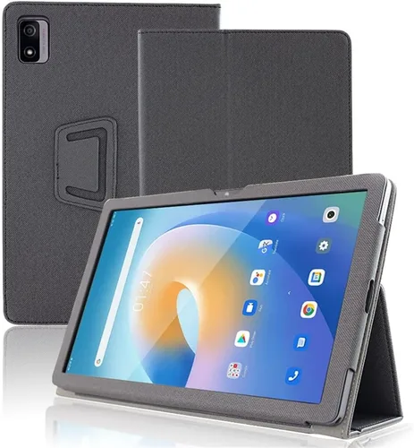 Vista 2 de Funda magnética de piel sintética compatible con Chuwi HiPad XPro de 10.51 pulgadas, Smart Wake-Sleep Tablet PC con correa de mano