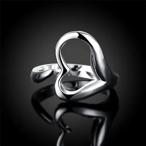 Vista 110 de Anillo de plata de ley 925, minimalista, ajustable, hecho a mano, para mujeres y niñas