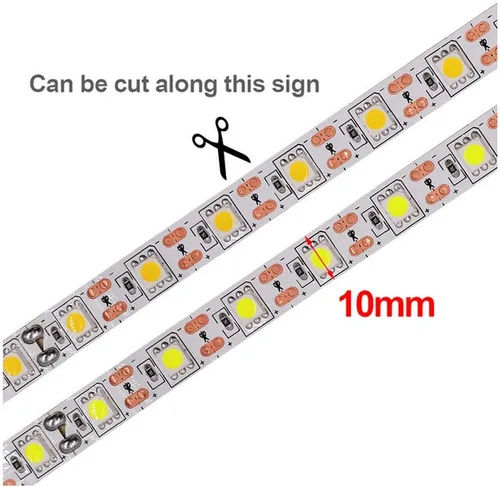 Vista 9 de ausuky Tira de luz LED USB de 5 V, lámpara de retroiluminación de TV blanca, cable de cinta flexible autoadhesiva (blanco cálido, 19.7 in, 30 leds)