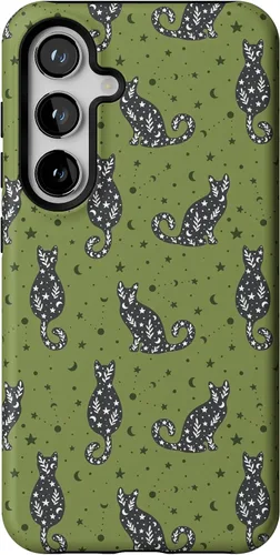 Vista 94 de Casely Funda para Galaxy S9 Postura de cadáver Yoga de esqueleto Diseño protector delgado esencial de doble capa