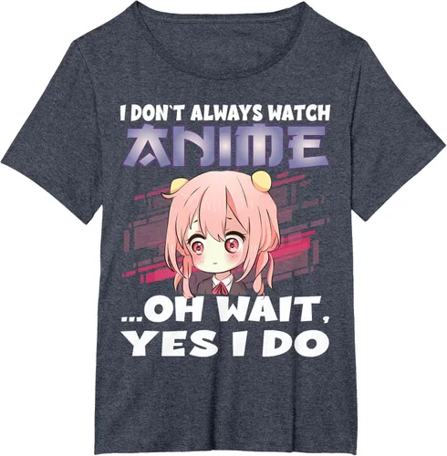 Vista 72 de Ver camiseta japonesa de anime con estampado de anime Girl, Negro, S