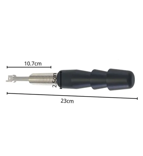 Vista 2 de NUHUi Adaptador de accesorios para sierra recíproca UVC de 3 pasos, conector feliz, herramienta para sierras recíprocas, máquinas con resorte
