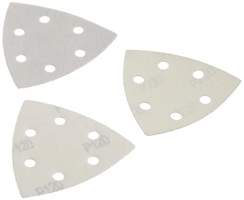 Vista 5 de DEWALT DWASPTRI papel de lija triangular de enganche y giro, surtida, paquete de 12
