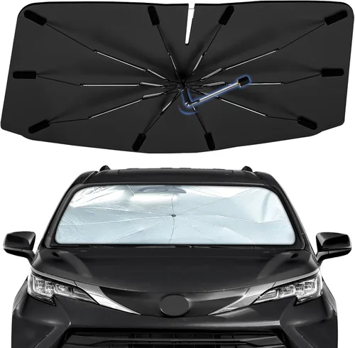 Vista 54 de Sombrilla Parasol para Parabrisas para Mazda 3 2014-2026, Parasol Plegable para Coche para Ventana Delantera, Visera Protectora Solar Altamente