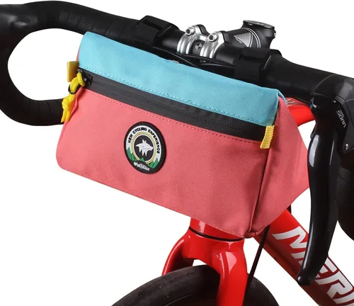 Vista 11 de Bolsa para Manillar de Bicicleta Vortika, Paquete de Cesta Frontal para Bicicleta Infantil, Bolsa Impermeable para Bicicletas, Bolsa Pequeña