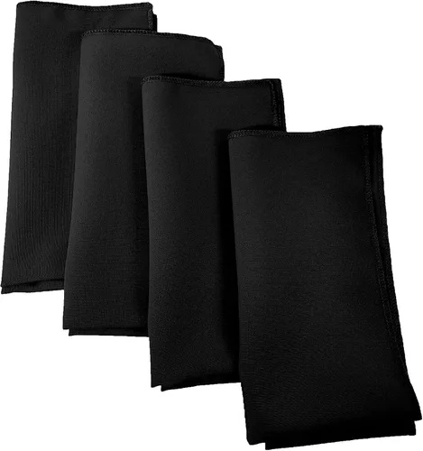 Vista 88 de LA Linen Paquete de 10 servilletas de popelina de poli, servilletas de tela suave, servilletas lavables y reutilizables, servilletas de mesa