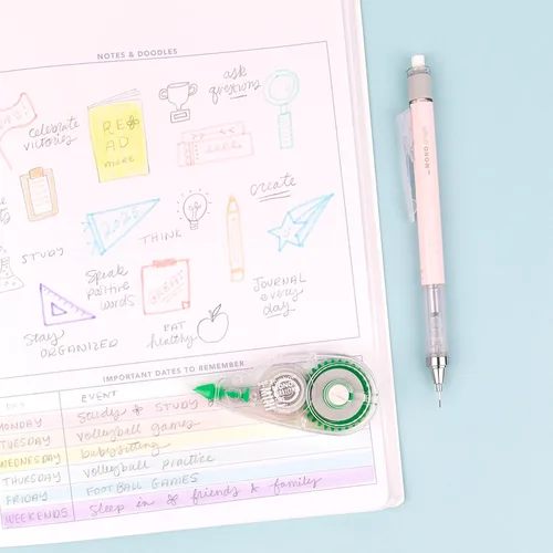 Vista 10 de Tombow Mono mini cinta correctora, Transparente Paquete de 10