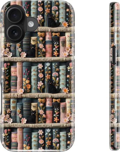 Vista 26 de bemal Funda para iPhone 12 Mini, estética, vintage, floreciente, peonía, concha, femenina, compatible con MagSafe, moderna, única, moderna, moderna