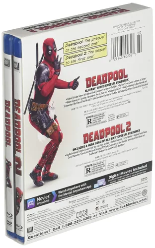 Vista 2 de Deadpool 1+2 Blu-ray