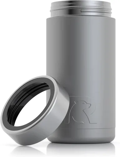 Vista 8 de RTIC Craft - Enfriador de latas con aislamiento, para bebidas, bebidas, botella, enfriador de latas de soda con tapa, metal de acero inoxidable