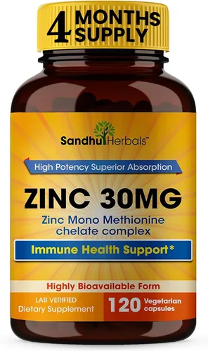 Vista 9 de Gotas de zinc líquido para niños, niños pequeños, bebés y adultos Paquete grande sin sabor de 4 onzas líquidas Suplementos de sulfato de zinc