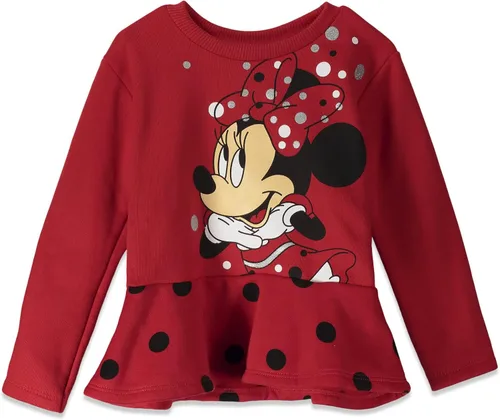 Vista 2 de Disney Conjunto de sudadera y leggings de forro polar de Minnie Mouse para niños grandes