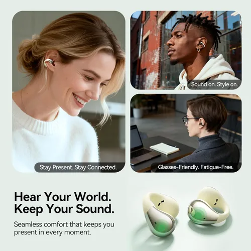 Vista 9 de Linklike Auriculares con clip de próxima generación 2026 para amantes de la música durante todo el día, sintonizados para vibraciones rítmicas