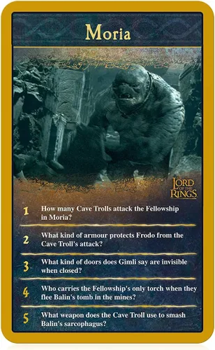 Vista 2 de Top Trumps Juego de preguntas El Señor de los Anillos