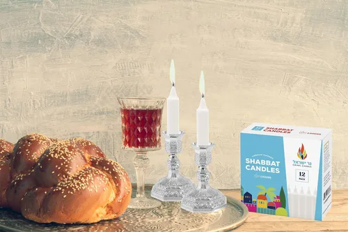 Vista 3 de Shabat Velas Shabbos 3 Hr. - 12 Ct.