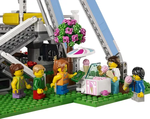 Vista 9 de LEGO Creator Expert 10247 - Juego de construcción de rueda de fortuna