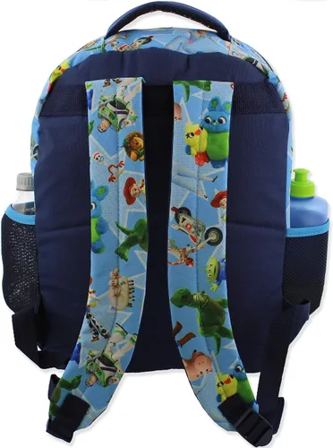 Vista 3 de Disney Toy Story 4 - Mochila escolar para niña (16.0 in), color azul