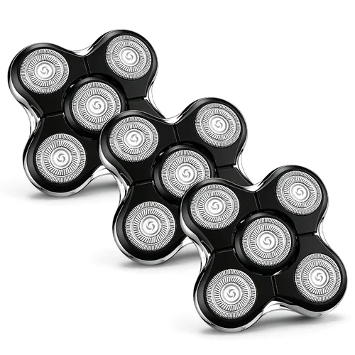 Vista 8 de Cabezales de repuesto para afeitadora Remington Balder Pro XR7000, color Negro