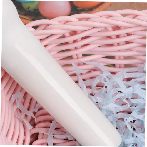 Vista 9 de Medicina Porcelana Maja Condimento Pestle Stick Cerámica Maja Tazón Palo Cerámica Chucrut Trituradora de Tamper Patata Smasher Manual Blender Blanco