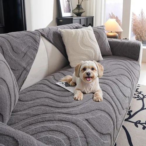Vista 17 de MYSKY HOME Funda para Silla Sofá Seccional, Funda para Sofá Lavable, Fundas para Sofá de 2 Cojines, Protector de Muebles Antideslizante Fundas