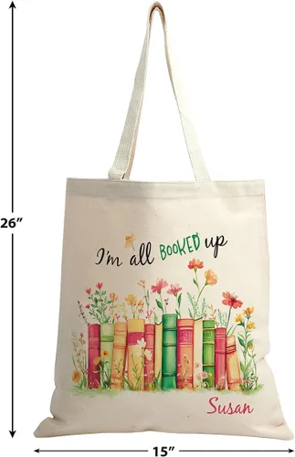 Vista 3 de Lillian Vernon Personalized Canvas Tote Group