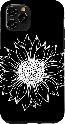 Vista 27 de iPhone 16 Cute and Beautiful White Flower of Sunflower Case