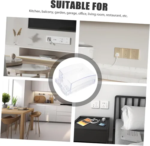 Vista 6 de Cubierta protectora de enchufe Protectores de enchufe Protector de enchufe Protector de enchufe resistente al agua Protector de receptáculo