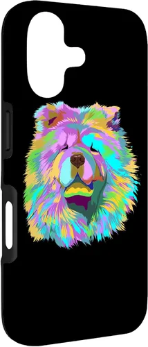 Vista 3 de Colourful Dog Chow Chow Case for iPhone 17