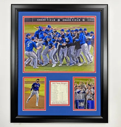 Vista 7 de Texas Rangers Campeones de la Serie Mundial 2023 Collage de fotos enmarcadas 2 tamaños y estilos (ALCS, 12 x 15 pulgadas)