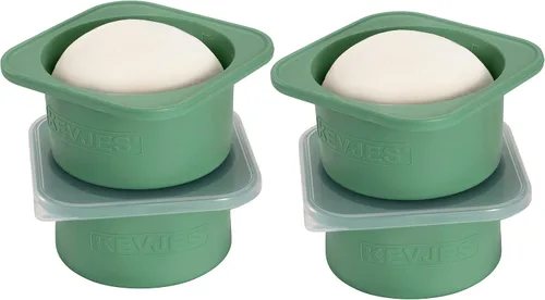 Vista 18 de PLUS-1000ml Caja de prueba de masa de pizza para pizza artesanal DIY, contenedores apilables de grado alimenticio de silicona con tapas. Apto