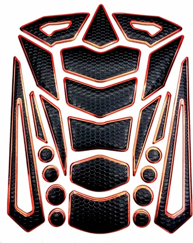 Vista 6 de Niree Adhesivo protector de brillo metálico para tanque de motocicleta para Honda VTX1300 CB599 / CB600 HORNET CBR 600 F2, F3, F4, F4i CB919 C01